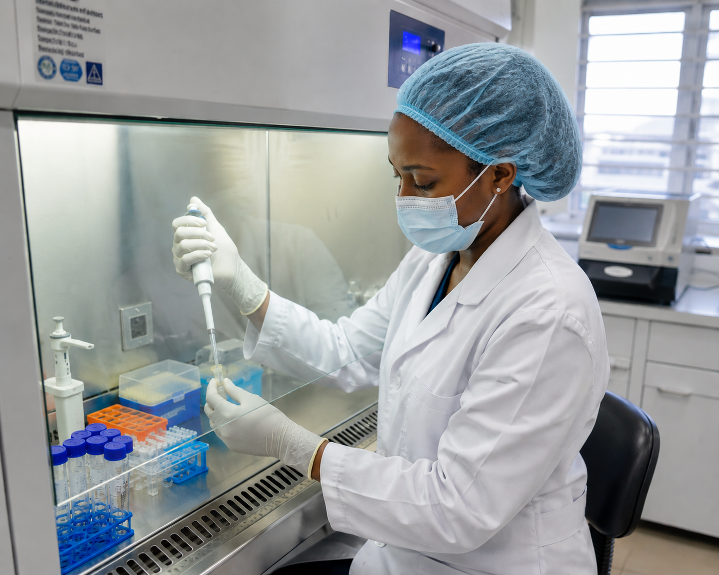 Lab Scientist Testing